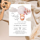 Search for girls elegant baby shower invitations We can bearly wait