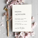 Search for simple modern wedding invitations Stylish and chic