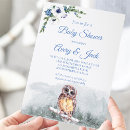 Search for snowy owl invitations Watercolor