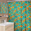 Search for turquoise floral shower curtains Colourful