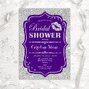 Search for purple and silver bridal shower Glitter