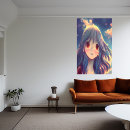 Search for cute anime girl posters Cartoon