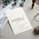 Search for subtle cards invites Modern professional glam minimalist