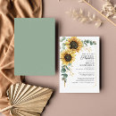 Search for sunflower bridal shower invitations Greenery