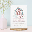 Search for boho rainbow 1st birthday invitations Cute