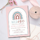 Search for boho rainbow 1st birthday invitations Cute
