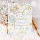 Search for blue snowflake baby shower invitations Snowflakes