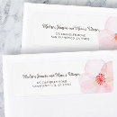 Search for floral return address labels weddings Minimalist