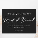 Search for winter wedding bridesmaid cards Minimalist