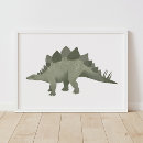 Search for dinosaur kids posters Watercolor