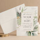 Search for greenery and gold wedding invitations Elegant