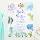 Search for splash birthday invitations Under the sea birthday