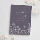 Search for rustic lavender wedding invitations Wildflowers