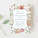Search for tropical floral wedding invitations Flower