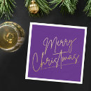 Search for purple christmas napkins Modern