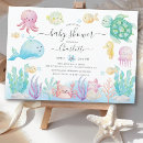 Search for turtle 4x5 invitations Under the sea