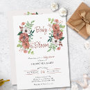 Search for bouquet baby shower invitations Rustic