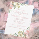Search for pastel pink baby girl shower invitations Feminine