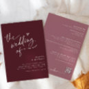 Search for merlot wedding invitations Simple