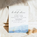 Search for ocean bridal shower invitations Elegant