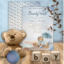 Search for umbrella baby boy shower invitations It's a boy