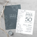 Search for slate blue invitations Elegant