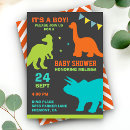 Search for dinosaur silhouettes invitations Prehistoric