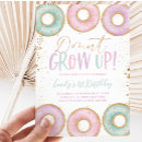 Search for grow invitations Doughnut party