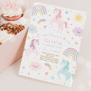 Search for rainbow invitations Unicorn party