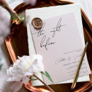 Search for black white rehearsal dinner invitations Minimalist