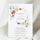 Search for floral circle wedding invitations Botanical