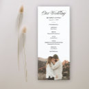 Search for fancy wedding programs Ceremony