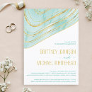 Search for aqua gold invitations Geode