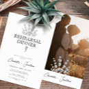 Search for spring rehearsal dinner invitations Greenery
