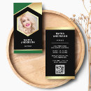 Search for actress business cards Qr code