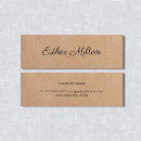 Search for handwriting business cards For her