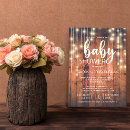 Search for string lights baby shower invitations Country