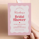 Search for pink bridal shower invitations Pink and red