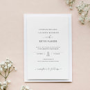 Search for classic black and white wedding invitations Typography