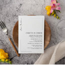 Search for ceremony wedding invitations Black and white