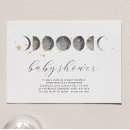 Search for gold star baby shower invitations Celestial