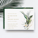 Search for banana leaf wedding invitations Modern