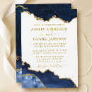 Search for white marble wedding invitations Agate