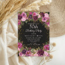 Search for purple 50th birthday invitations Women