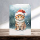 Search for cat family christmas cards Snow