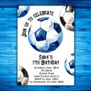 Search for girls soccer birthday invitations Boy