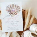 Search for pearl baby shower invitations Watercolor
