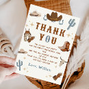Search for texas thank you cards Wild west baby shower