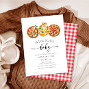 Search for pizza baby shower invitations Gender neutral