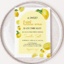 Search for citrus baby shower invitations Summer